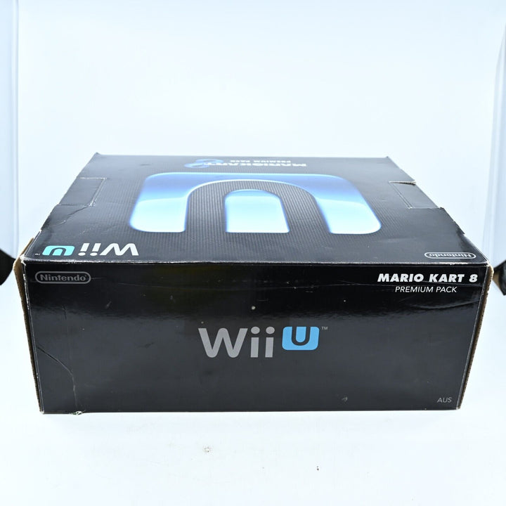 Black - Nintendo Wii U Boxed Console + Mario Kart 8 Game - PAL - FREE POST!