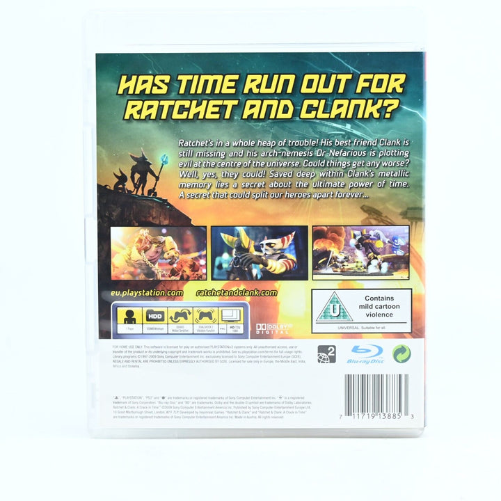 Rachet & Clank: A Crack in Time - Sony Playstation 3 / PS3 Game + Manual
