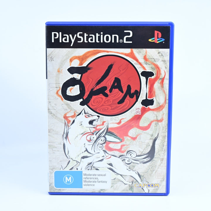 Okami - Sony Playstation 2 / PS2 Game + Manual - PAL - MINT DISC!