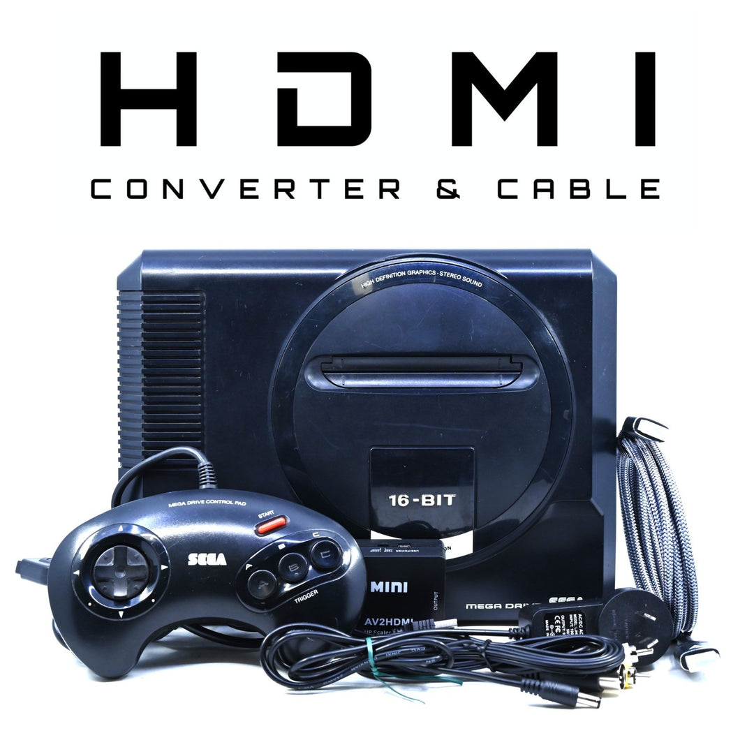 Sega Mega Drive Console + GENUINE CONTROLLER + HDMI!