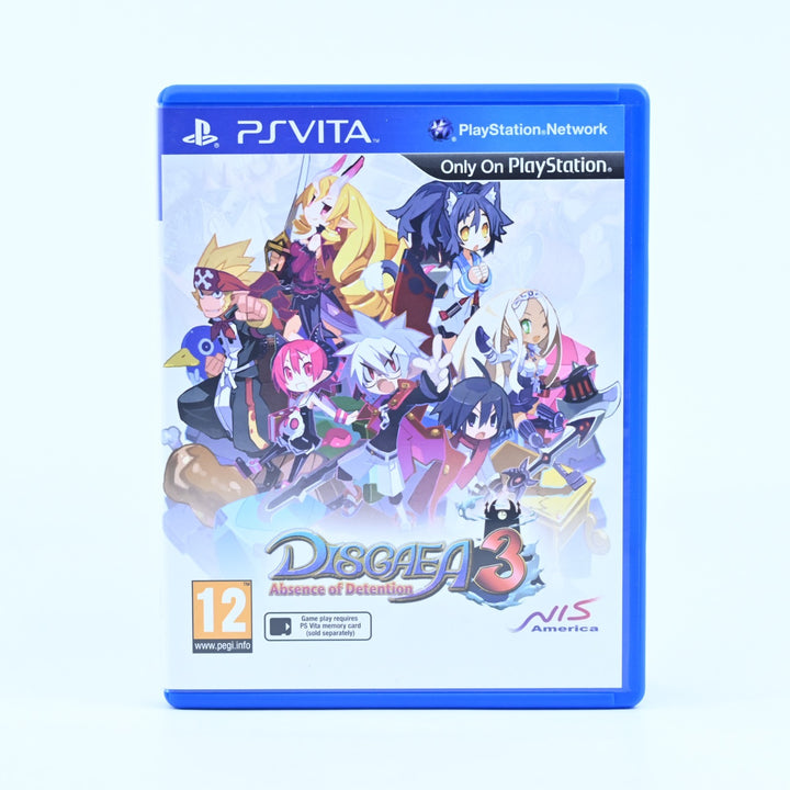Disgaea 3: Absence of Detention - Sony PS Vita Game - FREE POST!