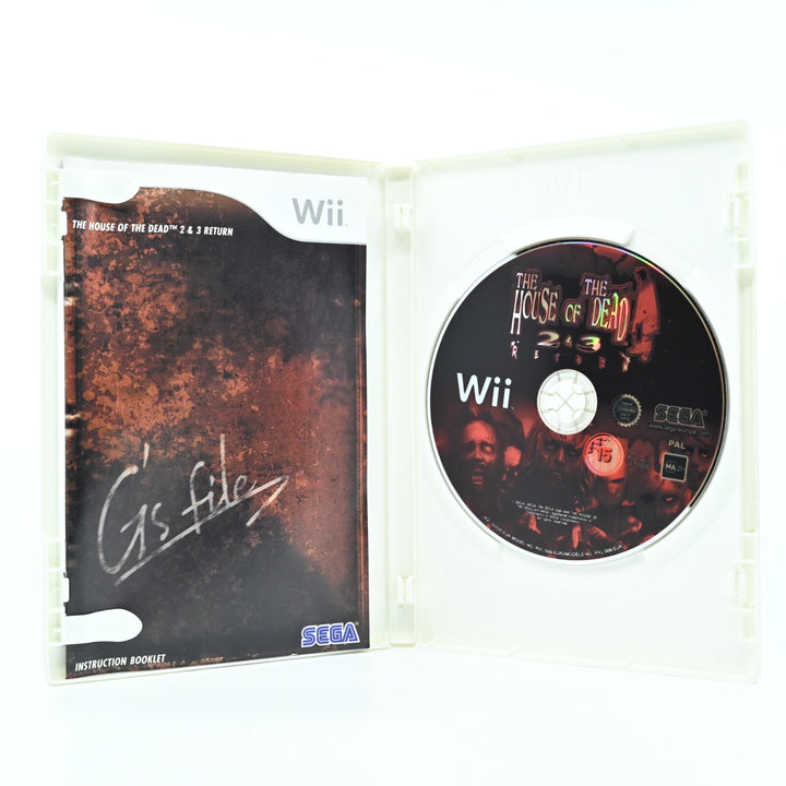 The House of the Dead 2 &amp; 3 - Nintendo Wii Game - PAL - FREE POST!