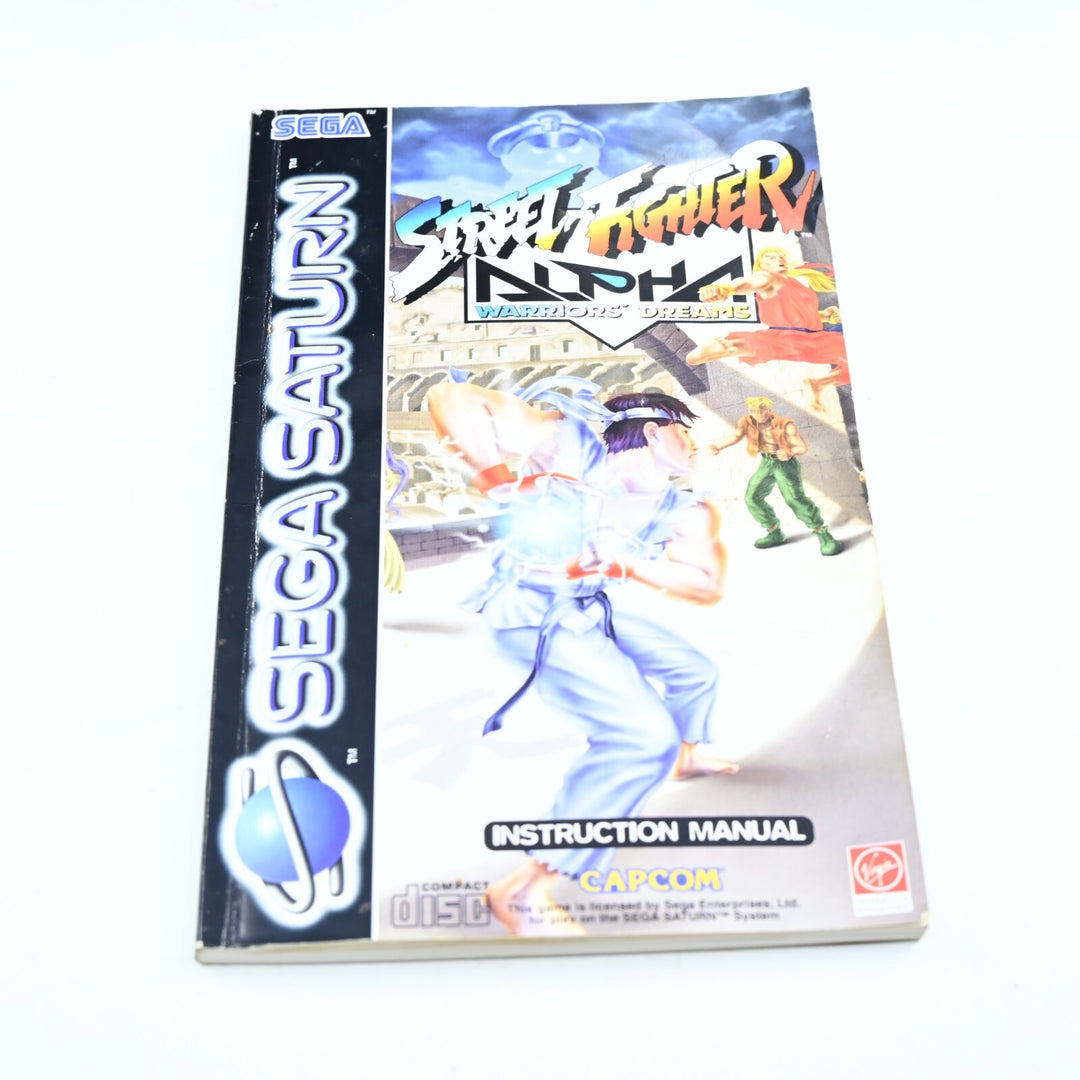 Street Fighter Alpha: Warriors' Dreams - Sega Saturn Game - PAL - MINT DISC!