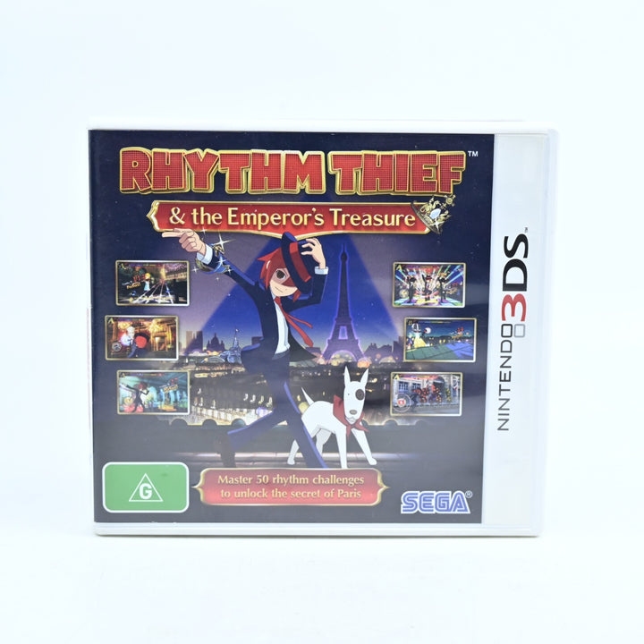 Rhythm Thief & the Emperor's Treasure - Nintendo 3DS Game - PAL + Manual