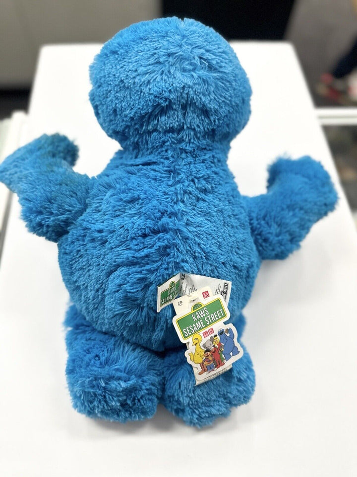 KAWS Sesame Street Cookie Monster x Uniqlo Collaboration Plush With Tags Toy