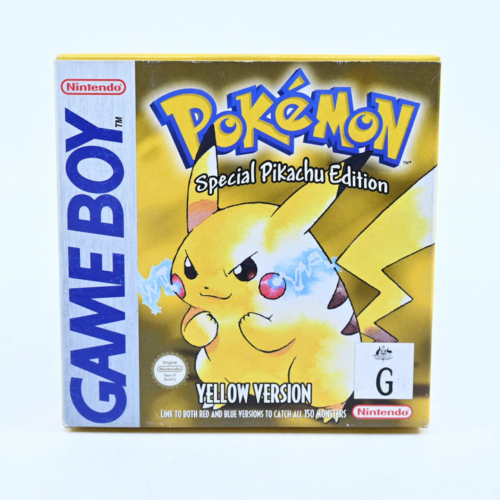 Pokemon Yellow Version - Nintendo Gameboy Boxed Game - PAL - NEW SAVE BATTERY!