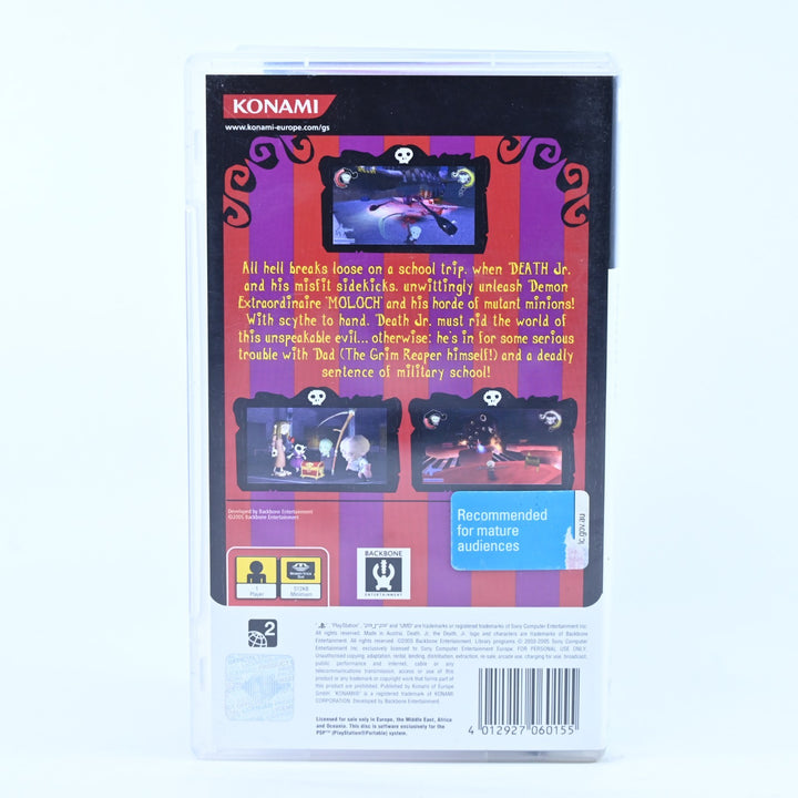 Death Jr. - Sony PSP Game + Manual - FREE POST!