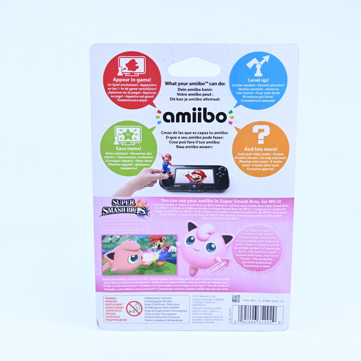 SEALED! Jigglypuff Amiibo No. 37 - Super Smash Bros. Collection - Toy