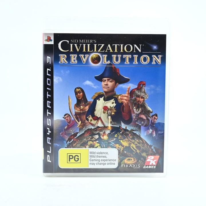 Sid Meier's Civilization Revolution - Sony Playstation 3 / PS3 Game + Manual +