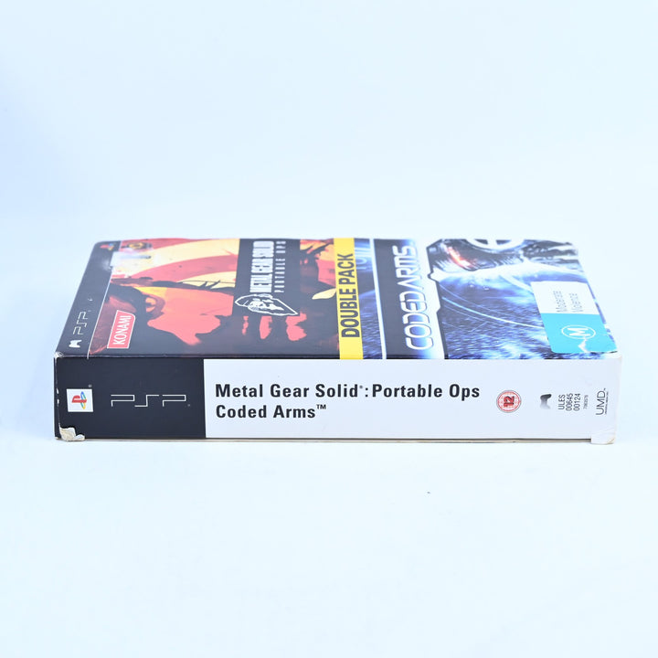 Metal Gear Solid: Portable Ops & Coded Arms - Double Pack - Sony PSP Game