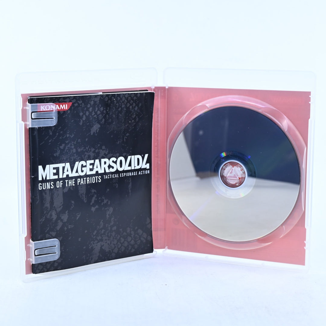 Metal Gear Solid 4: Guns of the Patriots - PS3 Game + Manual - MINT DISC!