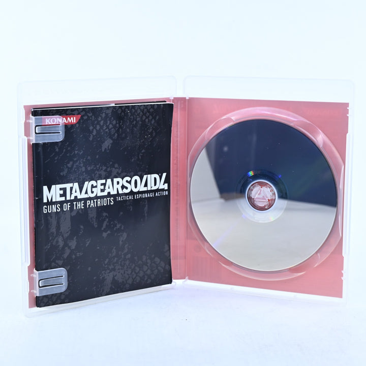 Metal Gear Solid 4: Guns of the Patriots - PS3 Game + Manual - MINT DISC!