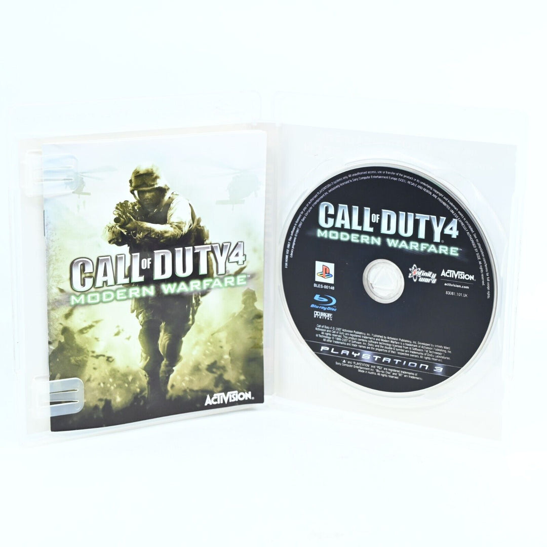 Call of Duty 4: Modern Warfare - Sony Playstation 3 / PS3 Game + Manual