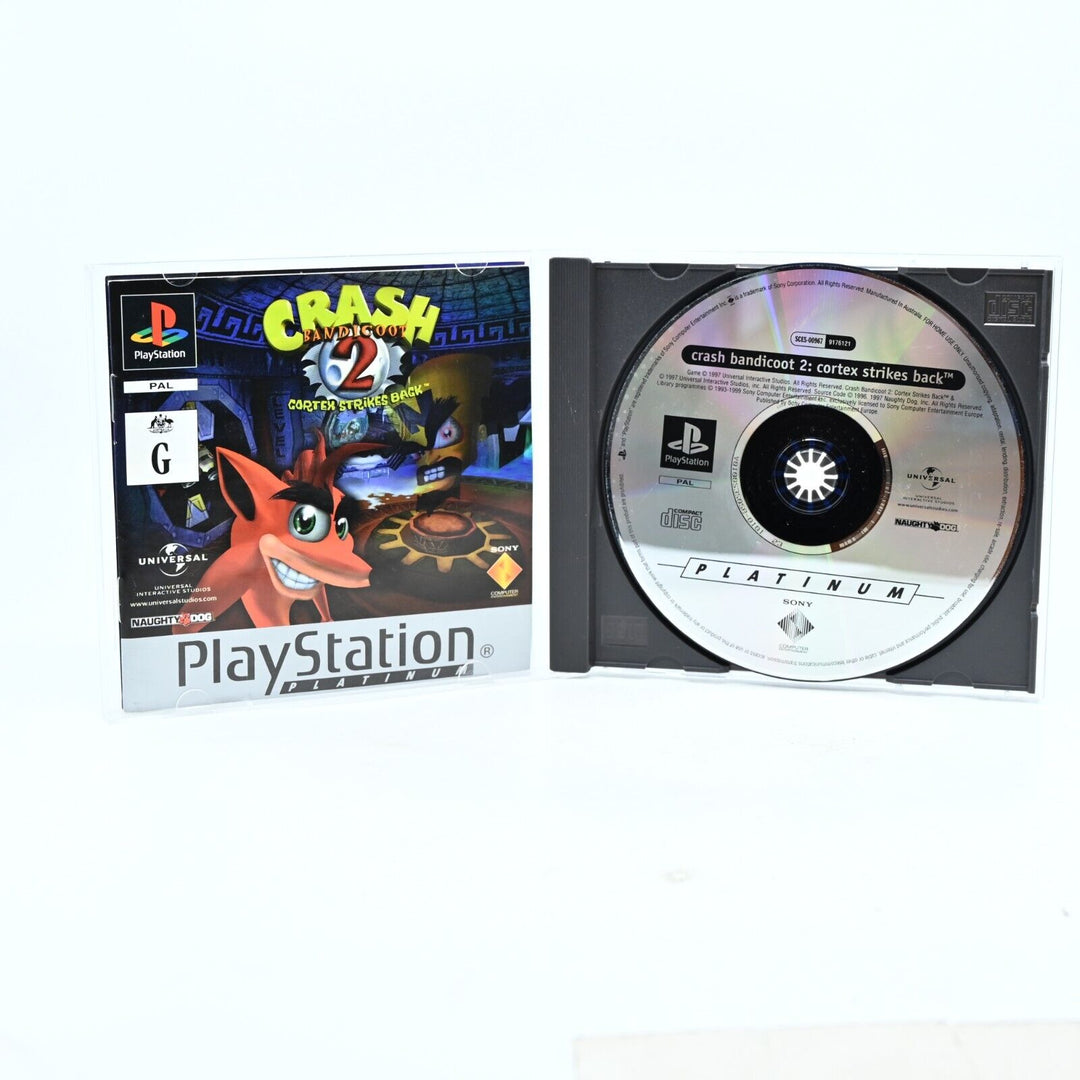 Crash Bandicoot 2: Cortex Strikes Back - Sony Playstation 1 / PS1 Game - PAL