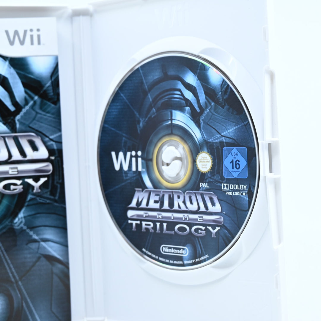Metroid Prime Trilogy - Nintendo Wii Game + Manual - PAL