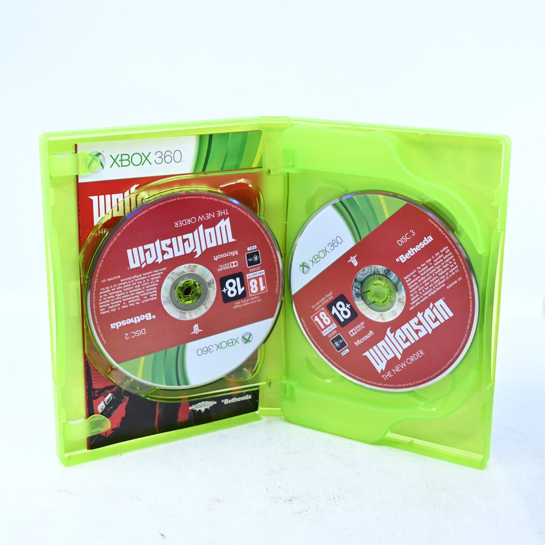Wolfenstein The New Order - Big Case - Xbox 360 Game + Manual - PAL - MINT DISC!