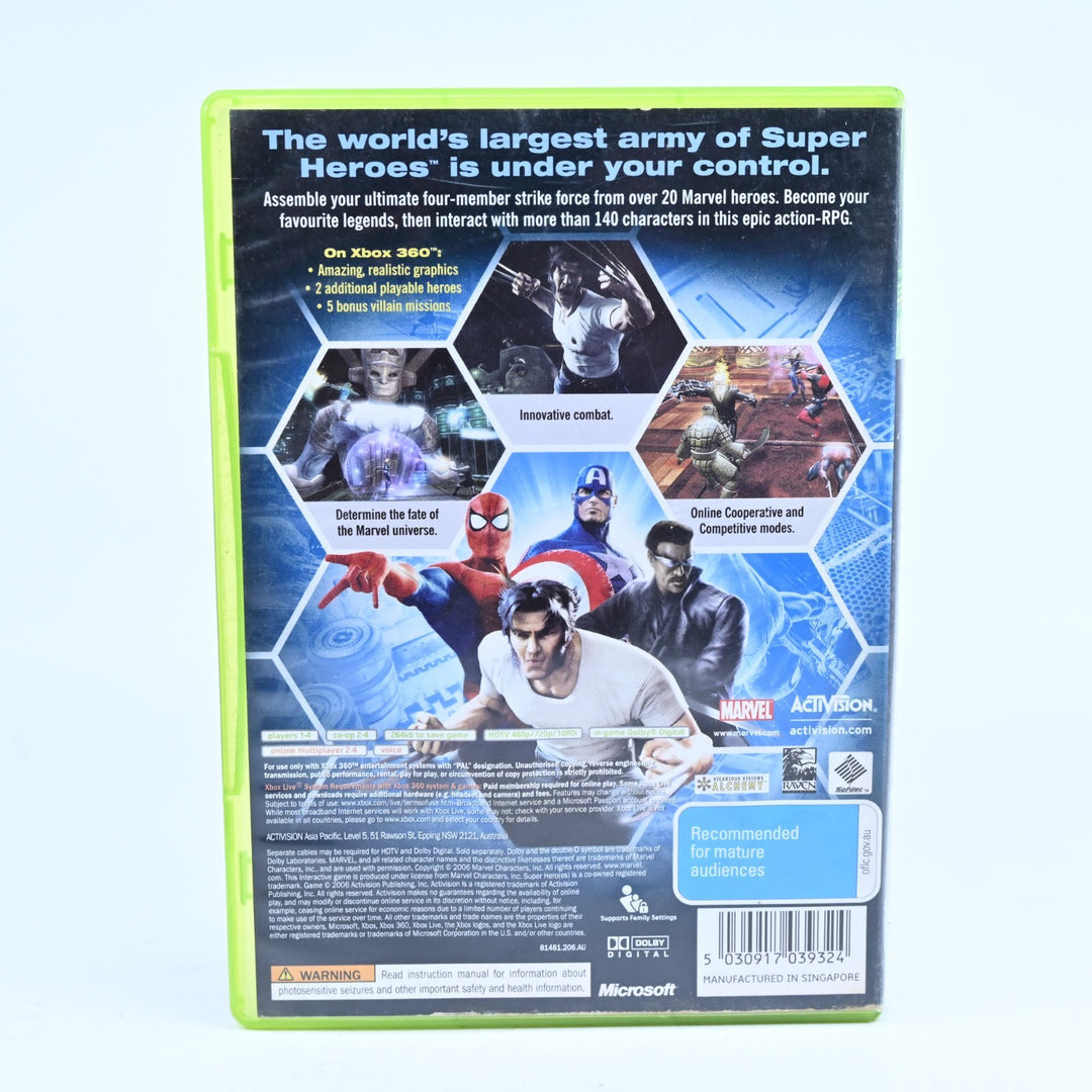 Marvel: Ultimate Alliance - Xbox 360 Game + Manual - PAL - MINT DISC!