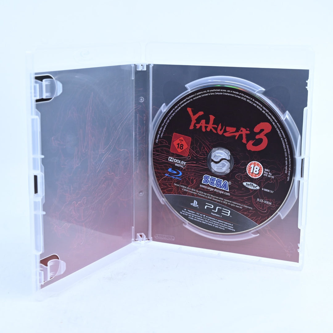 Yakuza 3 - Sony Playstation 3 / PS3 Game - No Manual - MINT DISC!