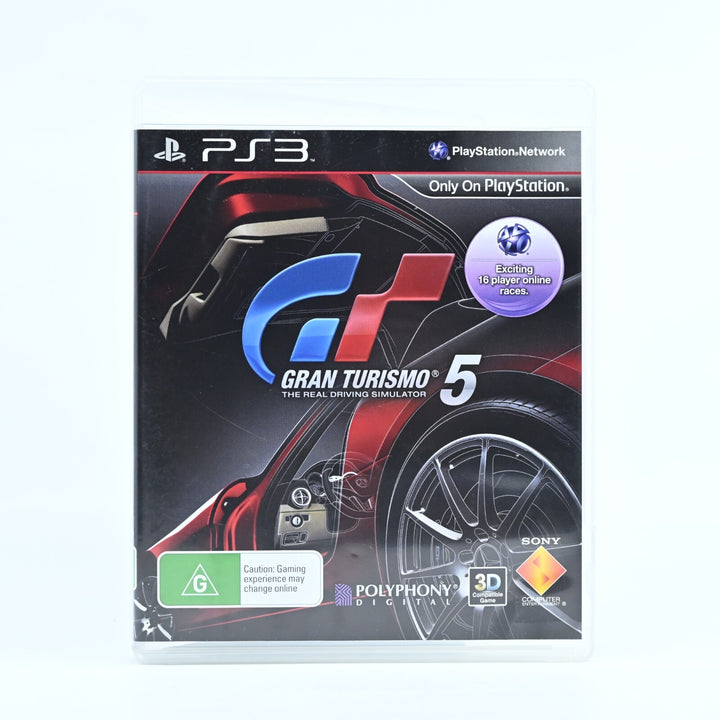 Gran Turismo 5 - Sony Playstation 3 / PS3 Game - No Manual - FREE POST!