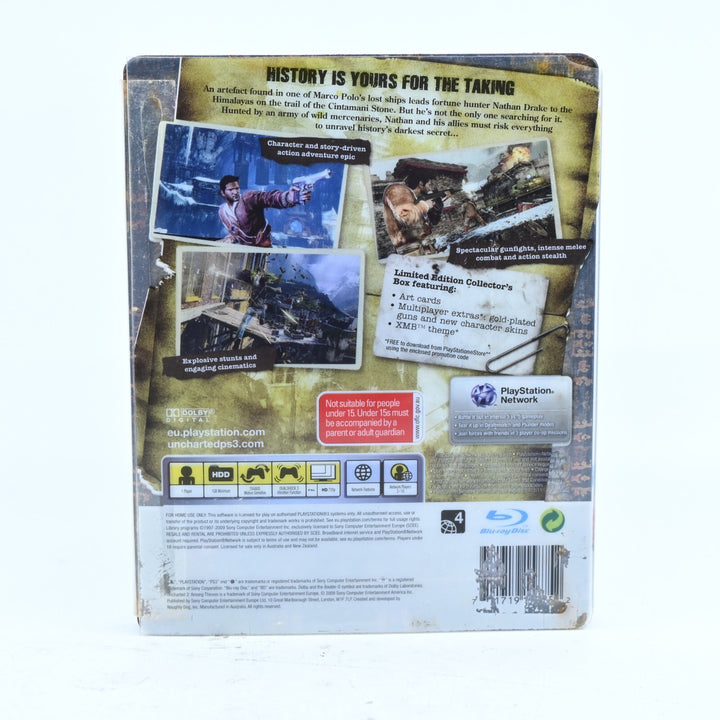 Uncharted 2: Among Thieves - Limited Collectors Box - PS3 Game + Manual