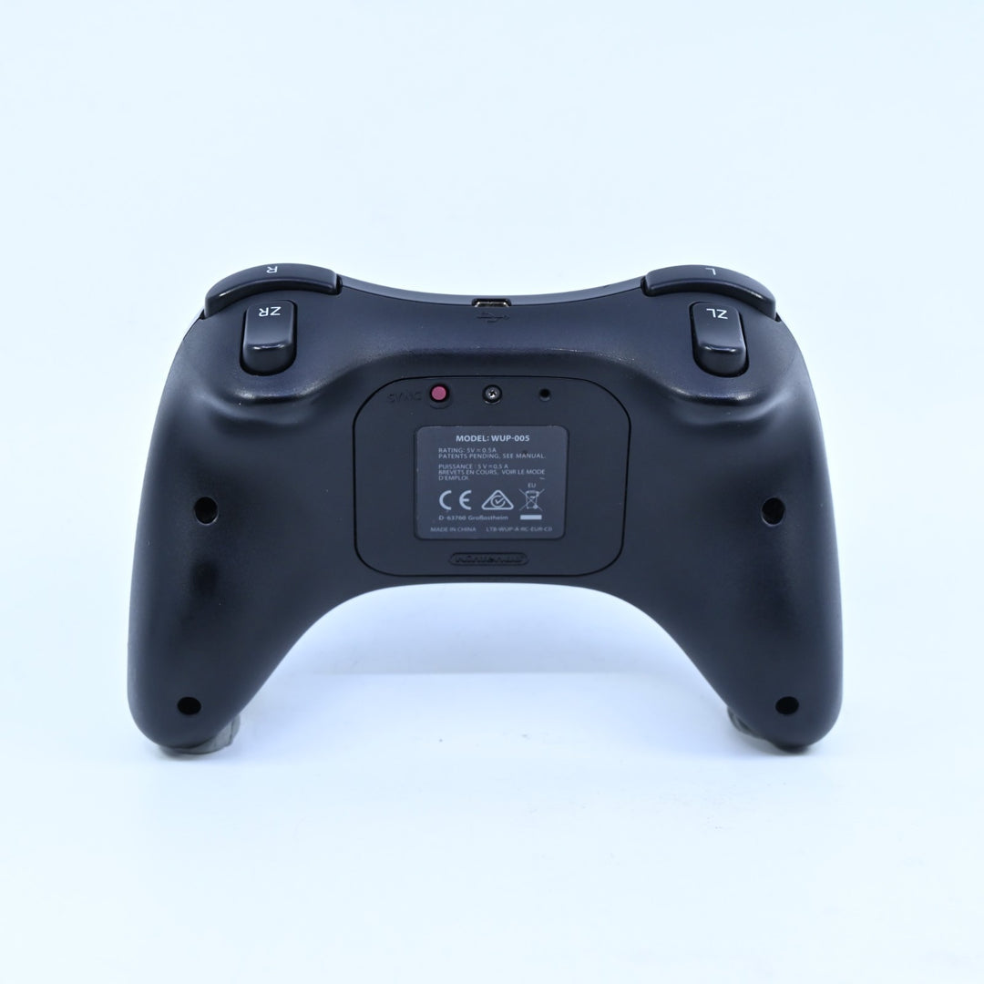 Black Wii U Pro Controller - Nintendo Wii U Accessory - PAL - FREE POST!