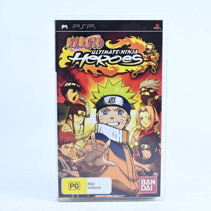 Naruto: Ultimate Ninja Heroes - Sony PSP Game + Manual - FREE POST!