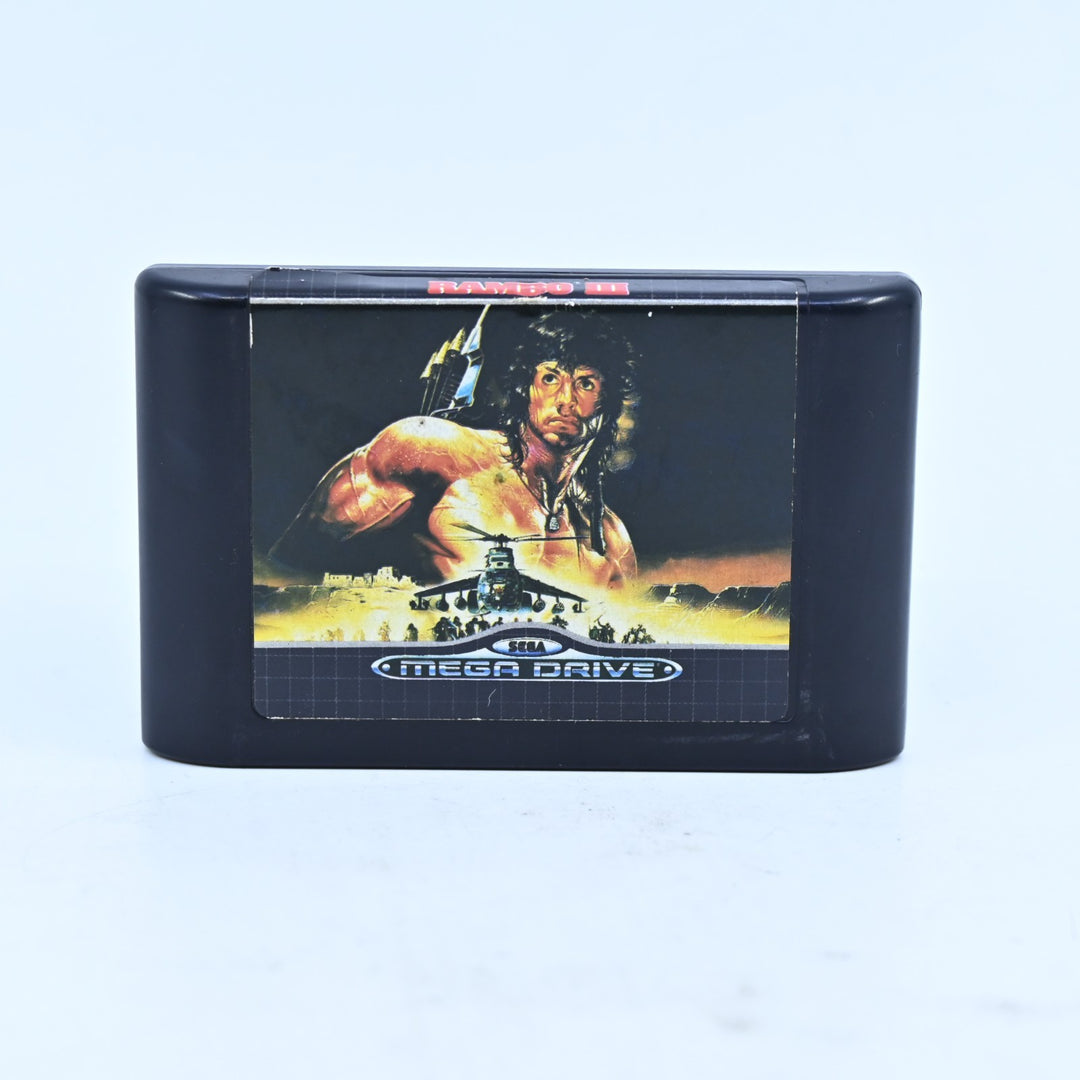 Rambo III 3 - Sega Mega Drive Game + Manual - PAL - FREE POST!