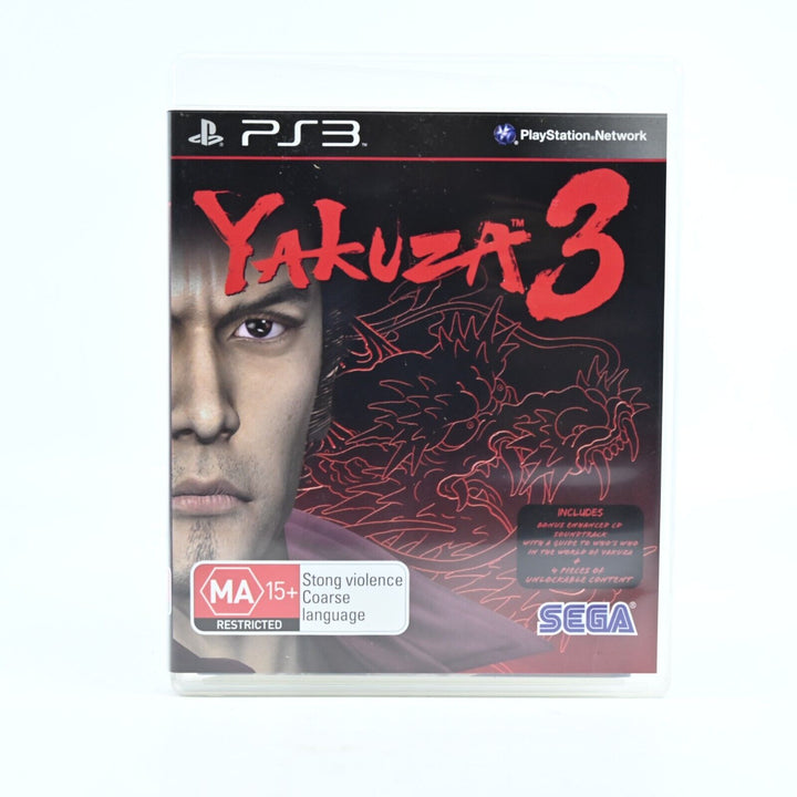 Yakuza 3 - Sony Playstation 3 / PS3 Game - MINT DISC!