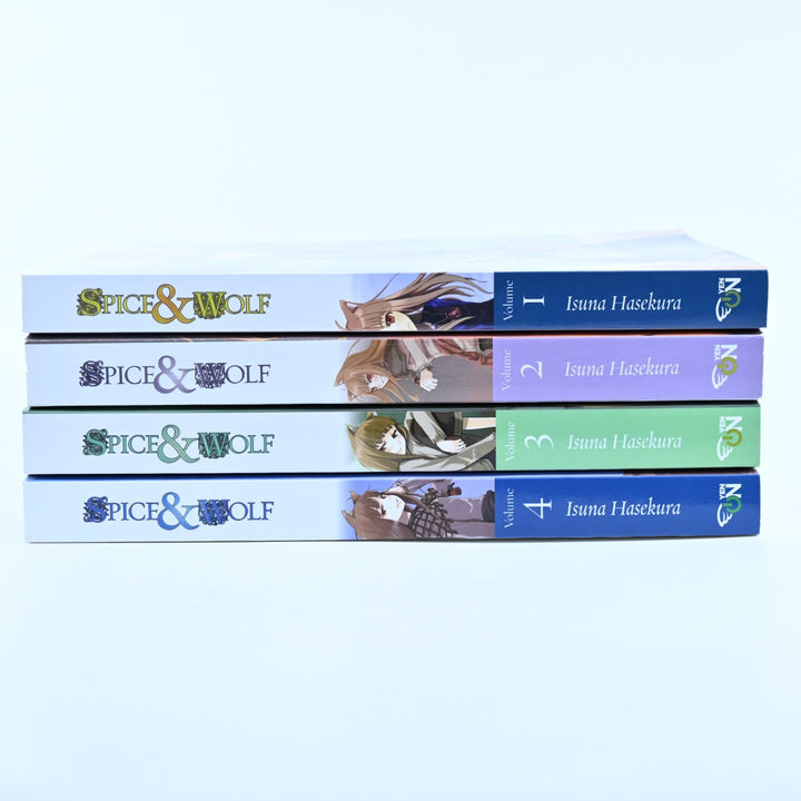 Spice & Wolf - Volumes 1-4 - Isuna Hasekura - Yen On - Light Novel / Manga