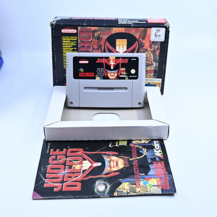 Judge Dredd - Super Nintendo / SNES Boxed Game - PAL - FREE POST!