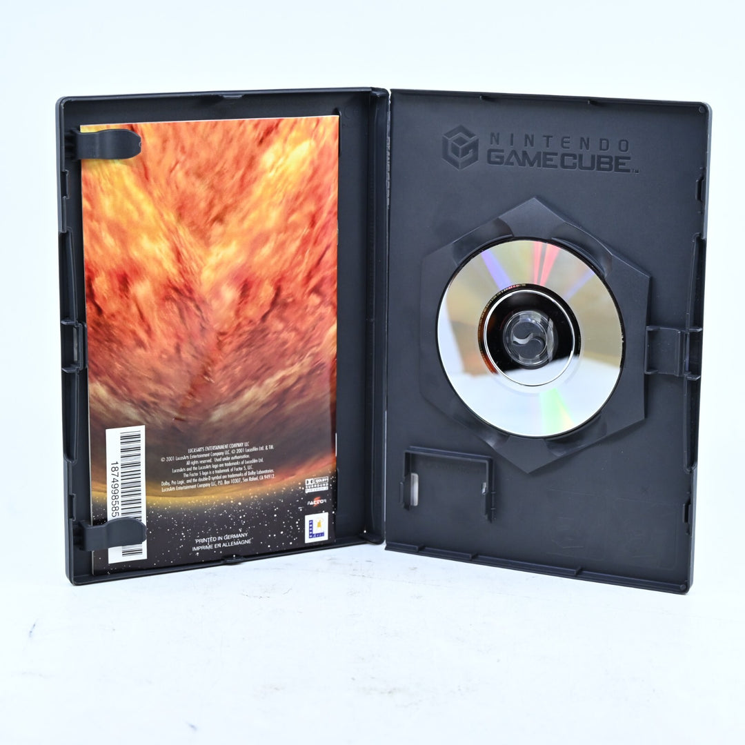 Star Wars Rogue Squadron II Rogue Leader - Nintendo Gamecube Game + Manual