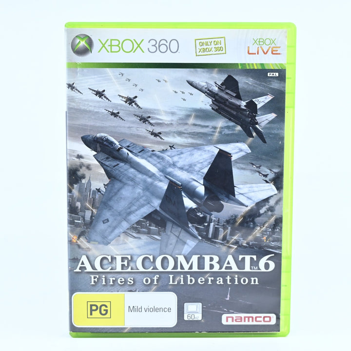 Ace Combat 6: Fires of Liberation - Xbox 360 Game + Manual - PAL - MINT DISC!