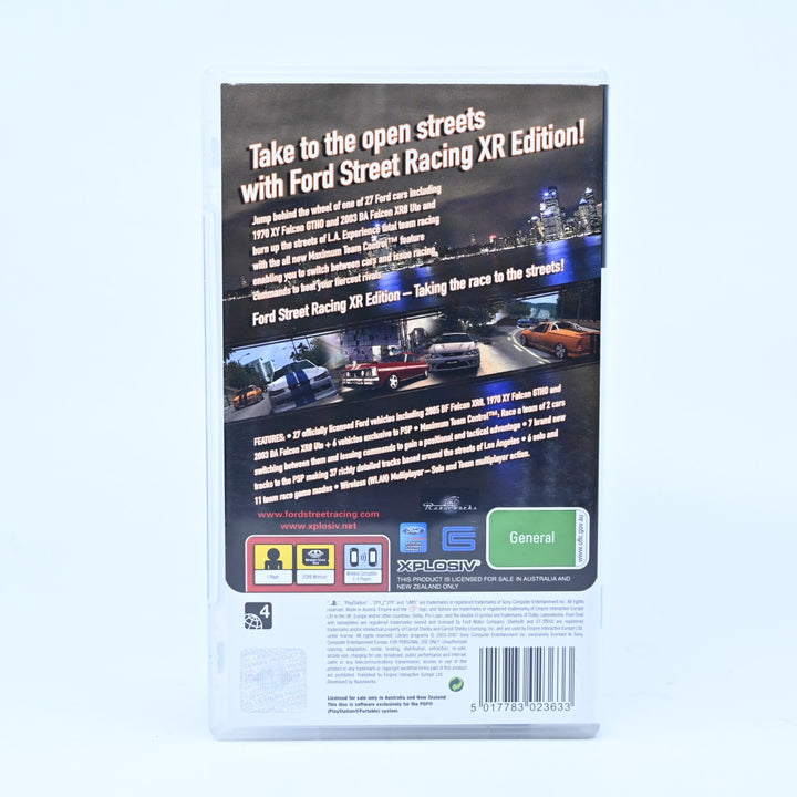 Ford Street Racing XR Edition - Sony PSP Game + Manual - FREE POST!