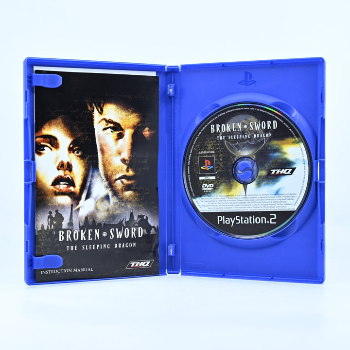 Broken Sword: The Sleeping Dragon - Sony Playstation 2 / PS2 Game + Manual