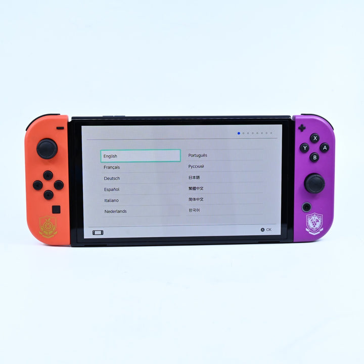 Pokemon Scarlet & Violet Edition - Nintendo Switch OLED Console - HEG-001 - PAL