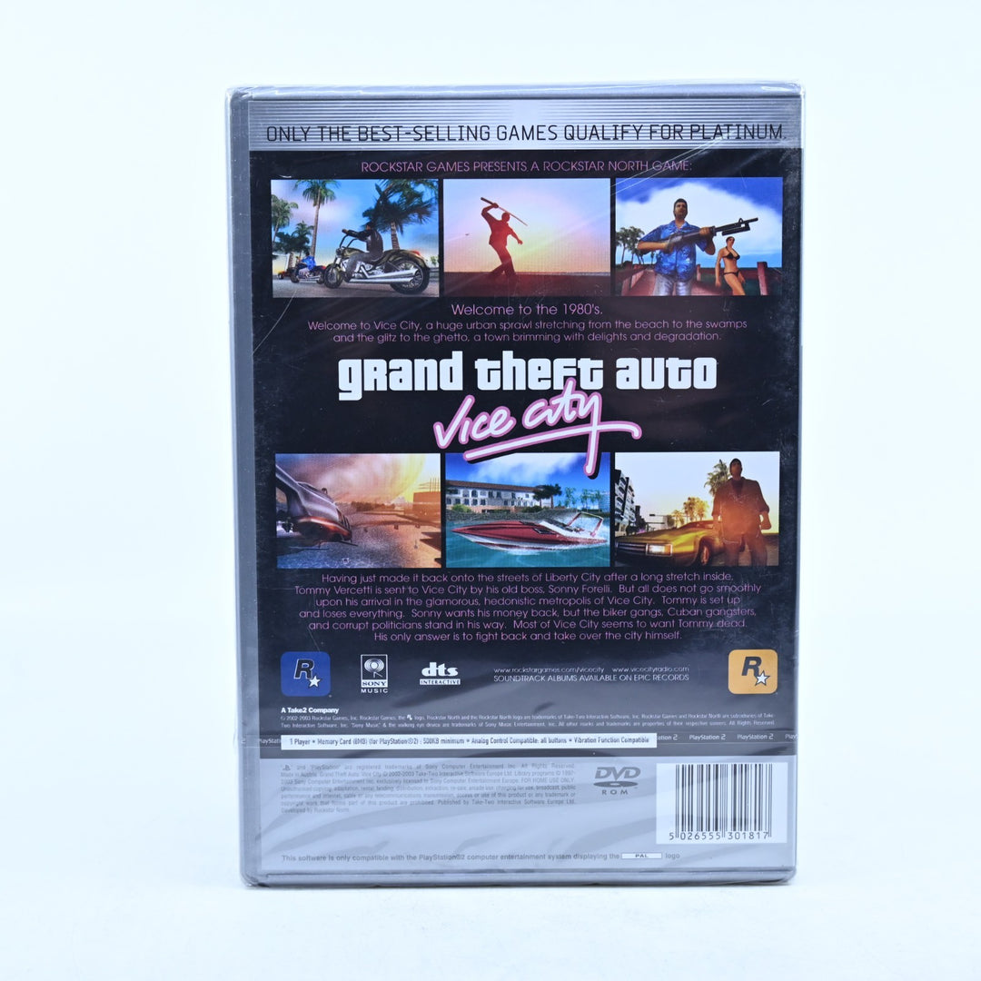 Grand Theft Auto: Vice City - Sony Playstation 2 / PS2 Game + Manual - SEALED!