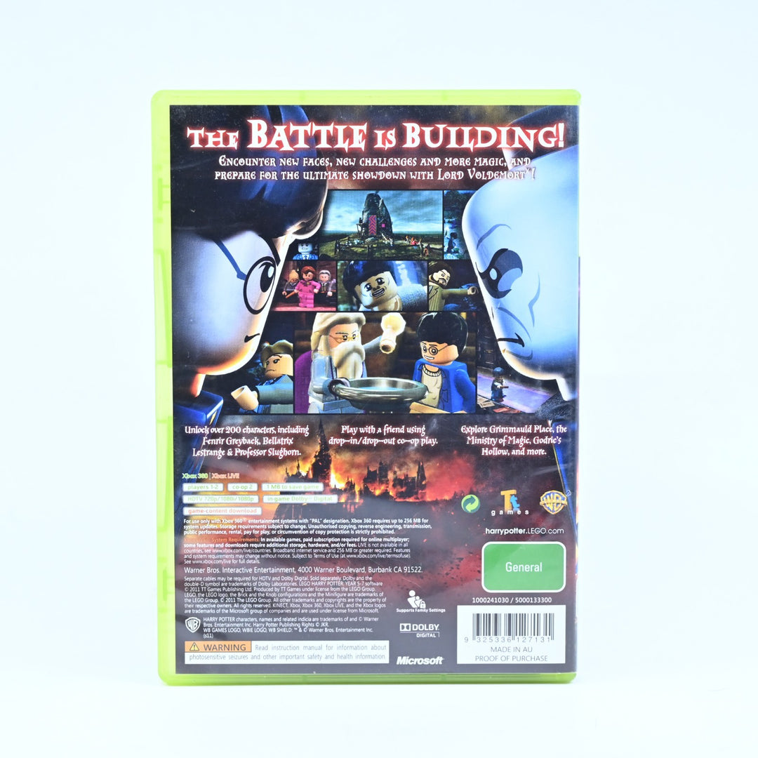 LEGO Harry Potter Years 5-7 - Xbox 360 Game + Manual - PAL