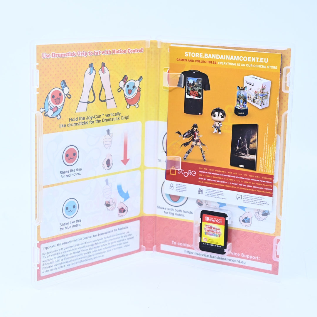 Taiko no Tatsujin: Drum 'n' Fun! - Nintendo Switch Game - FREE POST!