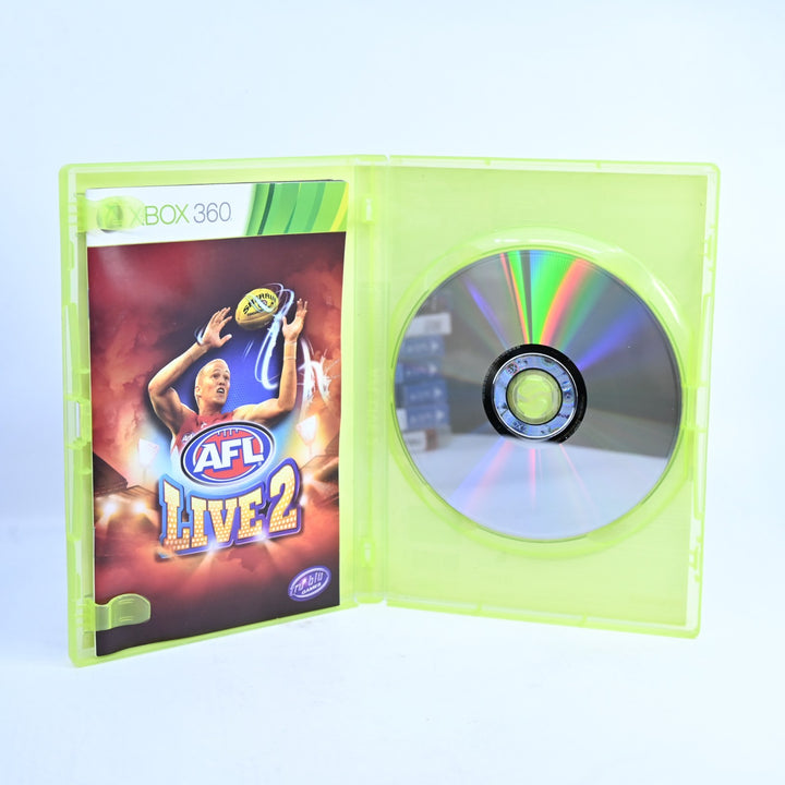 AFL Live 2 - Xbox 360 Game + Manual - PAL - MINT DISC!