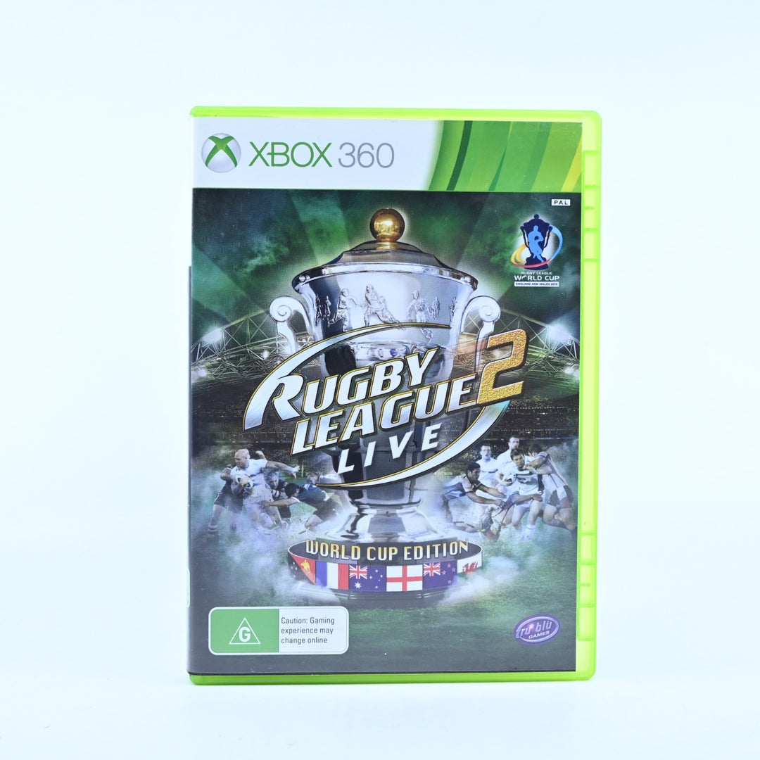 Rugby League Live 2: World Cup Edition - Xbox 360 Game + Manual - PAL