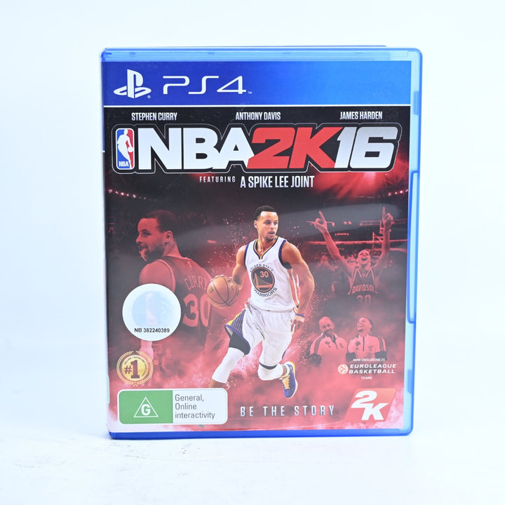 NBA 2K16 - Sony Playstation 4 / PS4 Game - MINT DISC!