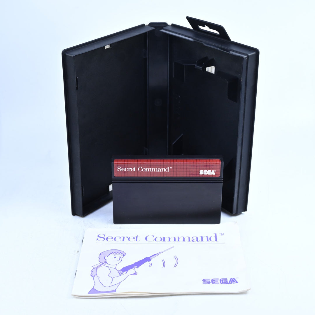 Secret Command - Sega Master System Game + Manual - PAL - FREE POST!