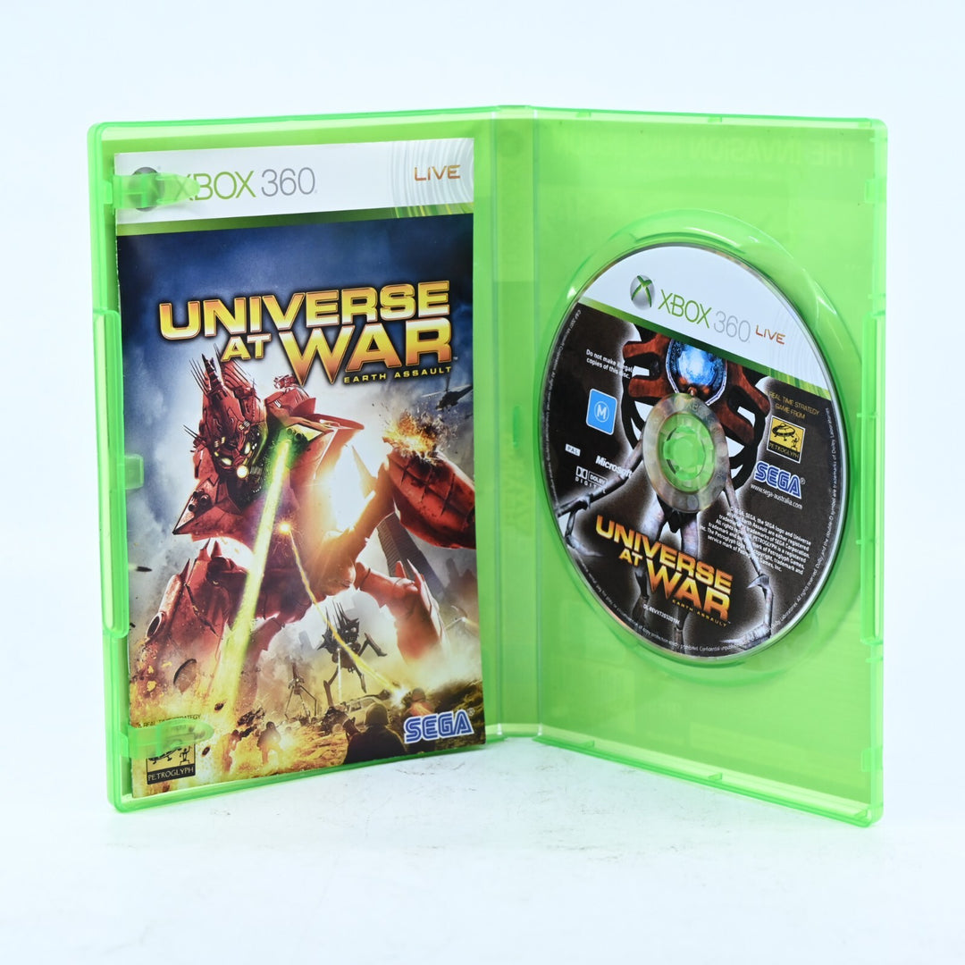 Universe at War: Earth Assault - Xbox 360 Game + Manual - PAL - MINT DISC!
