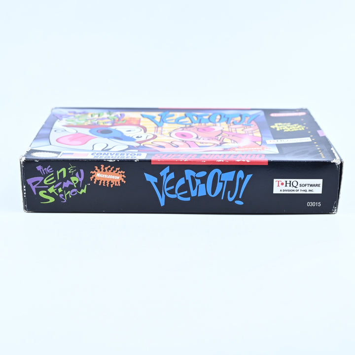 The Ren & Stimpy Show: Veediots - Super Nintendo / SNES Boxed Game - NTSC-U/C