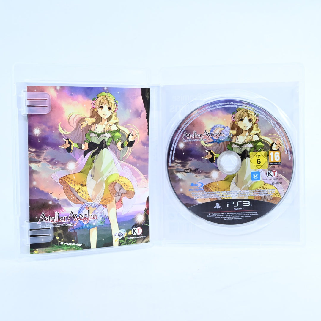 Atelier Ayesha: The Alchemist Of Dusk - Sony PS3 Game + Manual - MINT DISC!