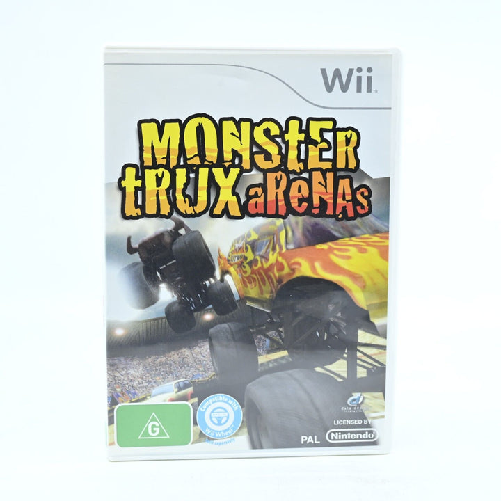 Monster Trux Arenas - Nintendo Wii Game + Manual - PAL - FREE POST!