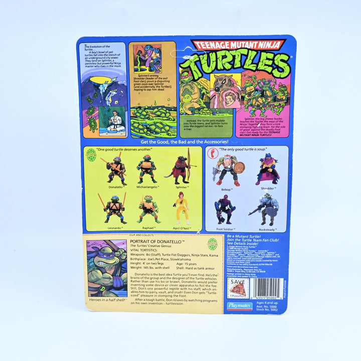 Donatello - Teenage Mutant Ninja Turtles / TMNT - Playmates 1980's Figure - Toy