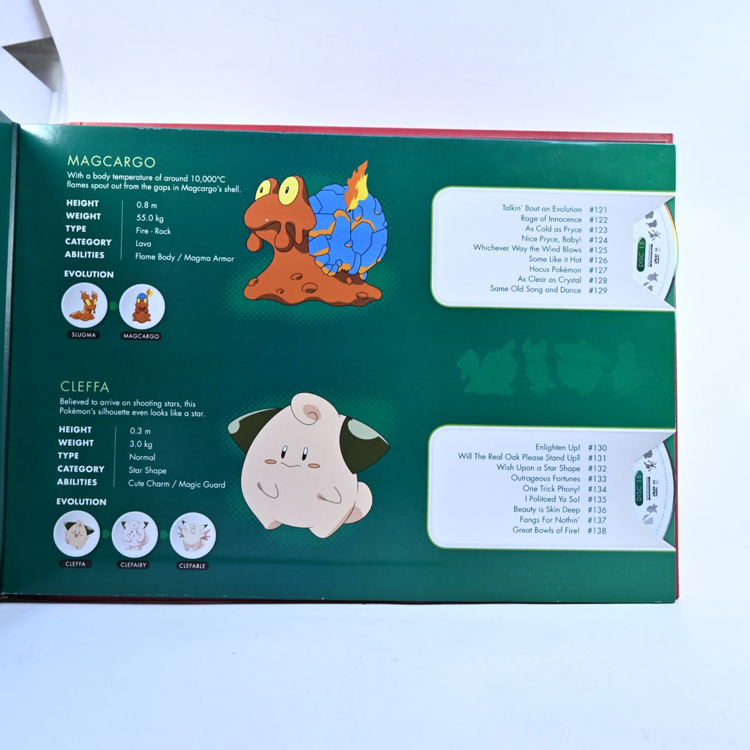 Pokemon Johto Collection Pokedex Book - 18 Discs - Region 4 - Anime DVD
