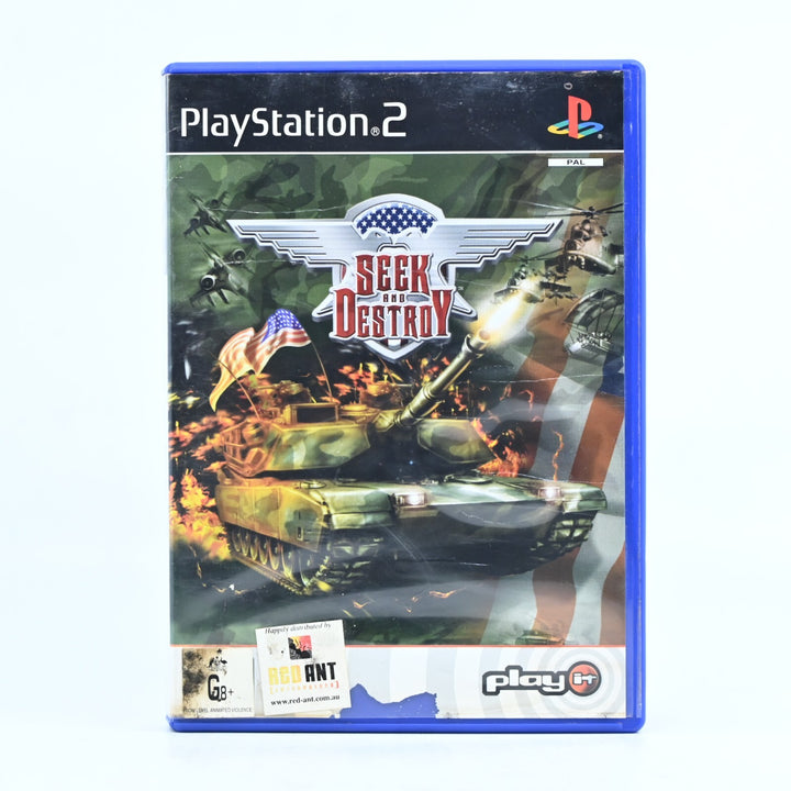 Seek and Destroy - Sony Playstation 2 / PS2 Game + Manual - PAL - MINT DISC!