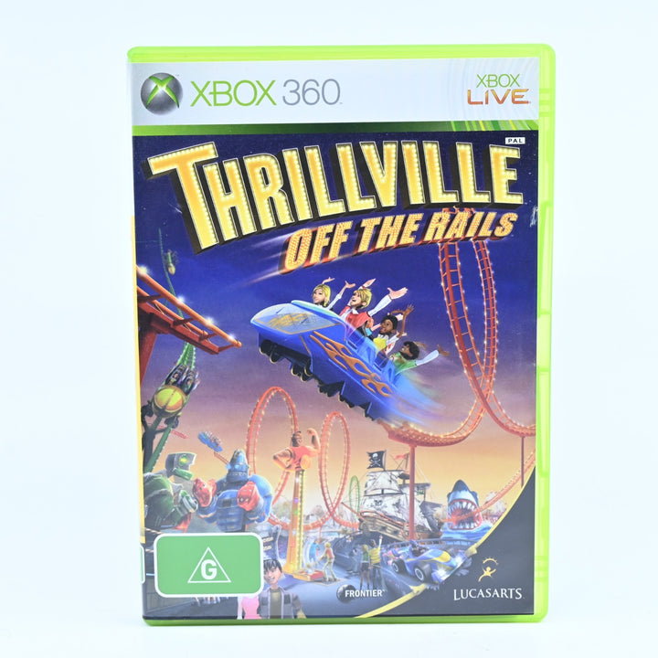 Thrillville: Off The Rails - Xbox 360 Game + Manual - PAL - MINT DISC